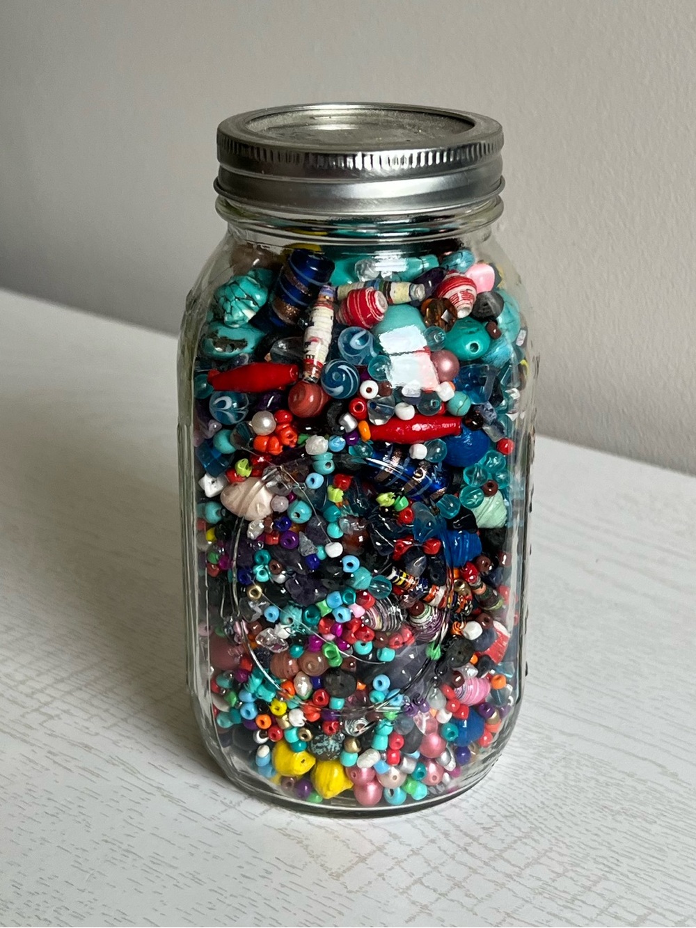 Glass Bead Jar Assorted